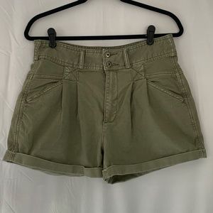 Antropolgie Pilcro Olive Green Shorts